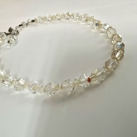 Aurora Borealis vintage choker necklace - Picture 6 of 11